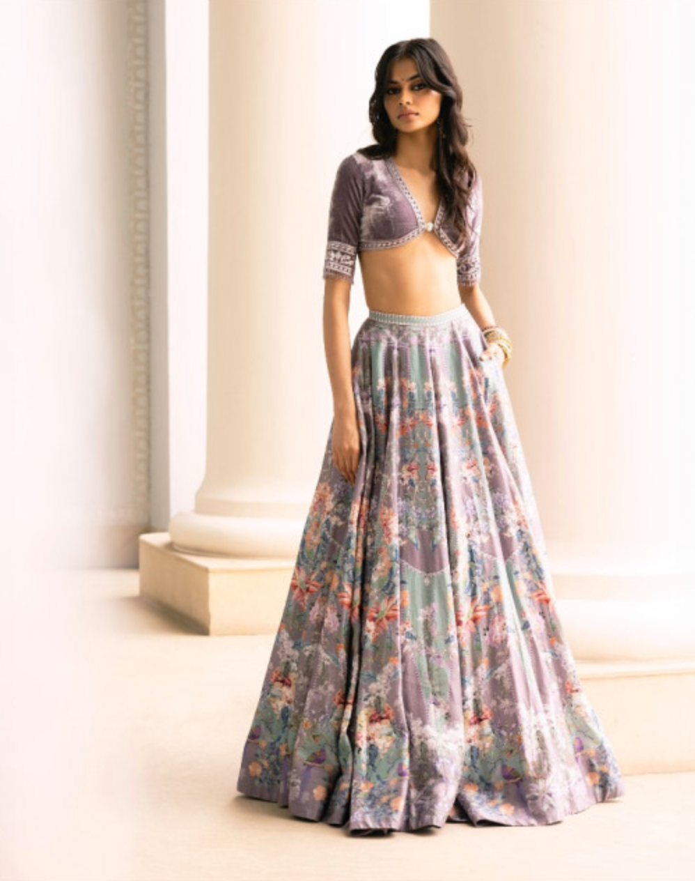 Nesoi Printed Lehenga Set - Shop Sunny's Bridal