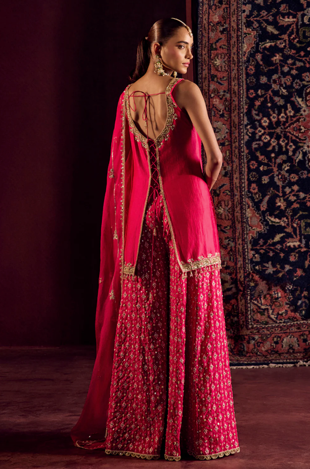 Rani Pink Sharara Set