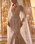 Champagne Sequin Gown