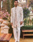 Nude Dori Sherwani Set