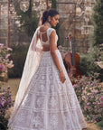 Ice Grey Dori Lehenga Set