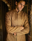 Gold Sherwani Set