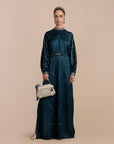 Teal Blue Kaftan