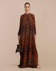 Tiger Print Kaftan