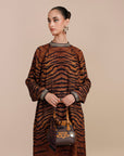 Tiger Print Kaftan