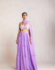 Lilac Sharara Set