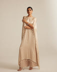 Light Beige Kaftaan Set
