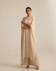 Light Beige Kaftaan Set