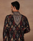 Black Ikat Kurta Set | East