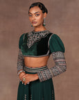 Emerald Sharara Set