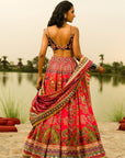 Pink & Purple Banno Lehenga Set