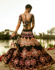 Black Banno Lehenga Set