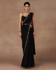 Jewelled Black Saree Set