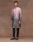 Mave Pink - Black Ombre Kurta Set | East
