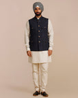 Midnight Blue Nehru Jacket