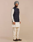 Midnight Blue Nehru Jacket