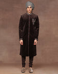 Mocha Brown Sherwani Set | East