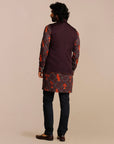 Mulbery Purple Nehru Jacket