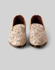 Pearl Ivory Embroidered Loafers