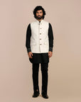 Pearl Ivory Nehru Jacket