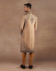 Soft Amber Sherwani Set