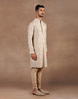 Taupe Monochrome Kurta Set