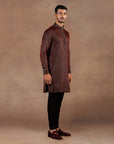 Vinatge Maroon Kurta Set