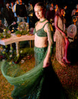 Emerald Élan Lehenga Set