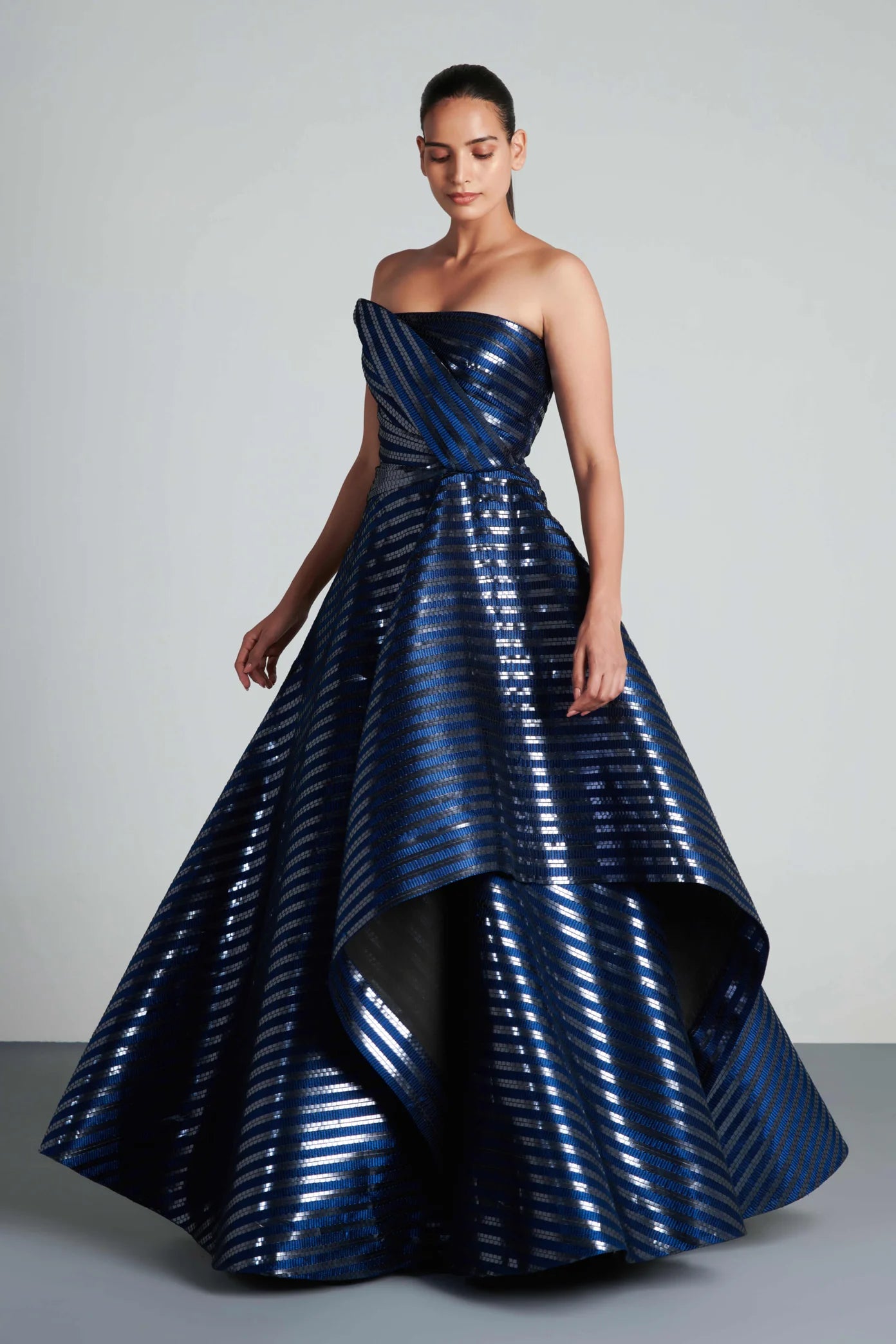 Hand Woven Structured Gown