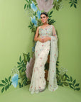 Flower Goddess saree