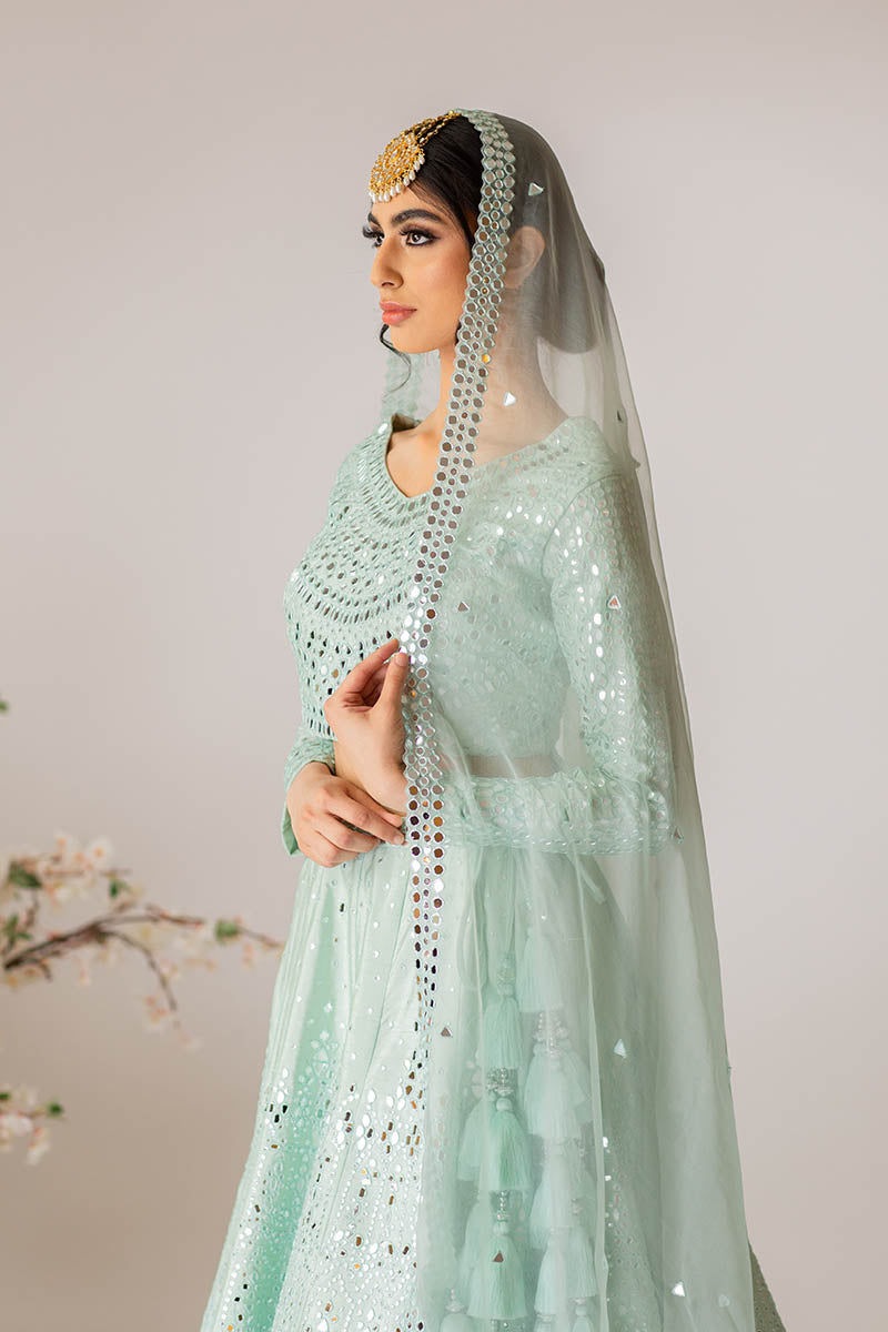 Sea Green Embroidered Lehenga Set- Ready To Ship - Shop Sunny's Bridal