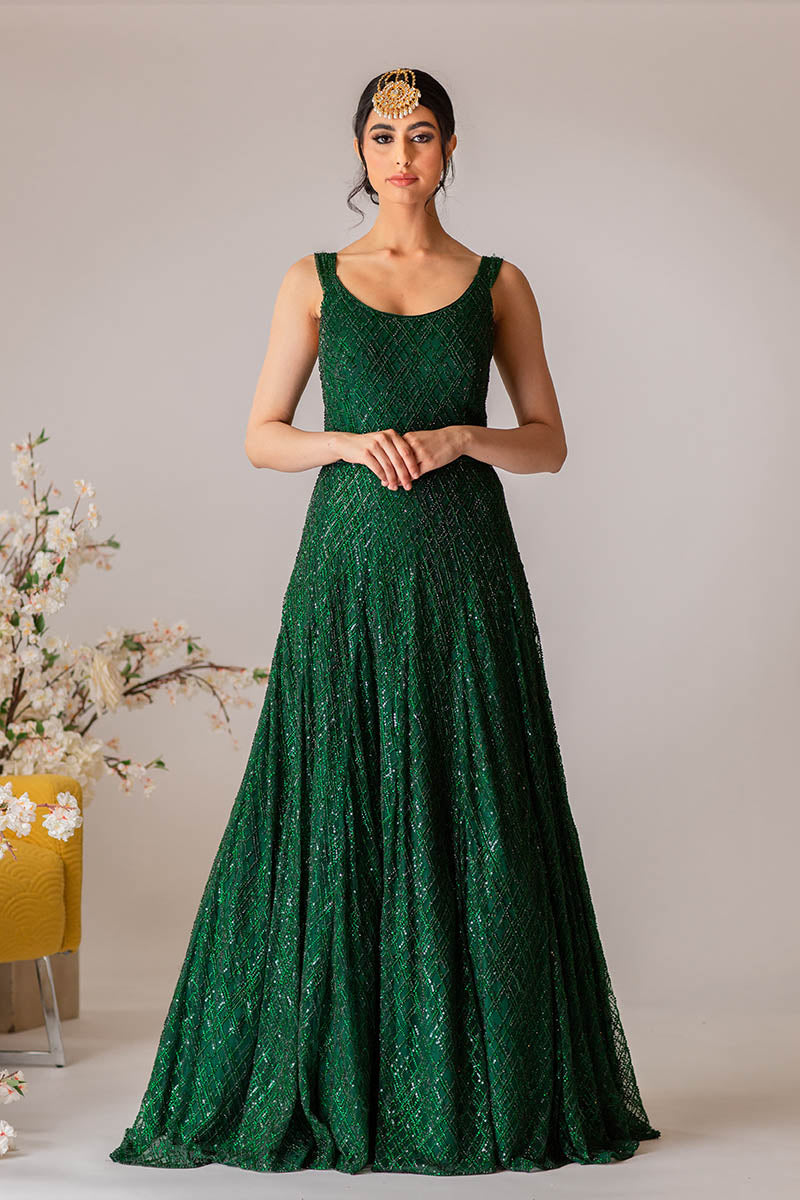 Emerald Green Gown