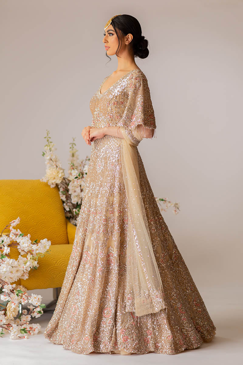 Champagne Gown Set