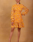 Yellow Magnolia Tiered Dress