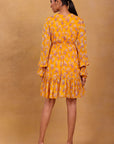 Yellow Magnolia Tiered Dress